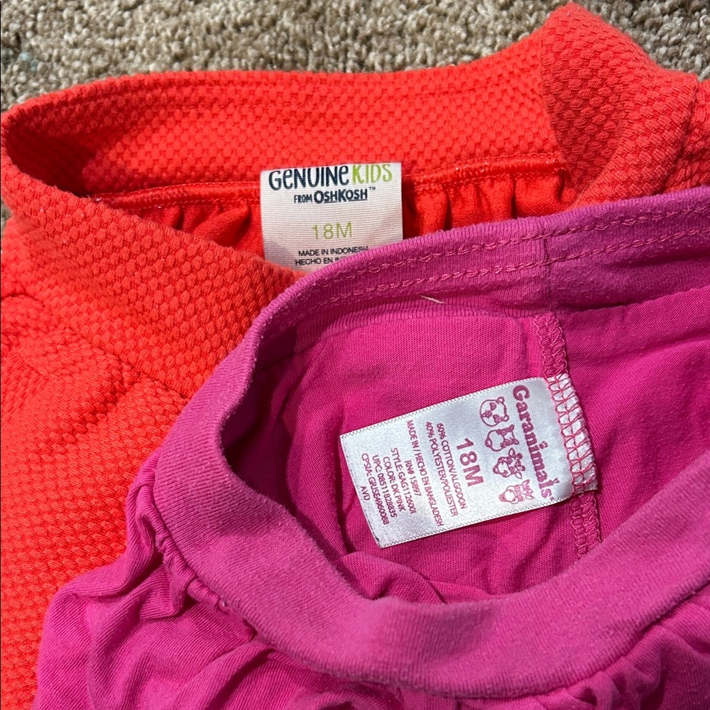 Red Skirt and Pink Ruffle Skort 12-18 Months - Picture 5 of 5